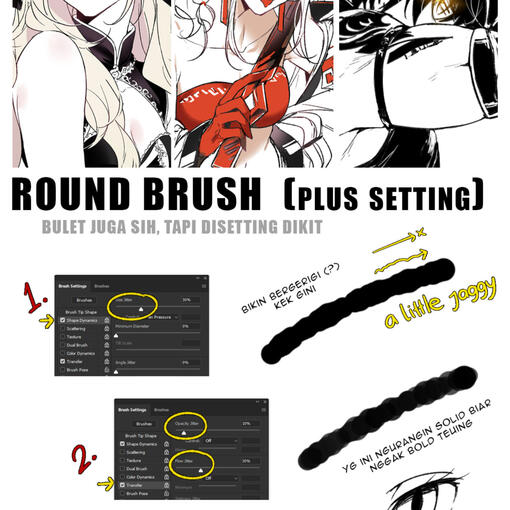 Lineart Brushes (personal)